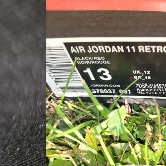 Size 13 - Jordan 11 Retro Playoffs Bred Deadstock Condition - Picture 5 of 5